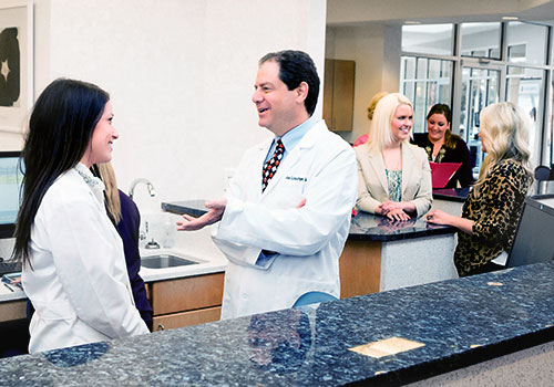 Dr. Schlessinger and staff